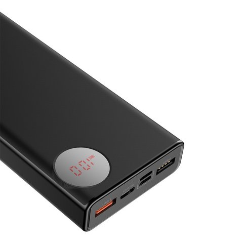 Портативное зарядное устройство Baseus Mulight PD3.0 Quick charge powerbank 20000mAh Black