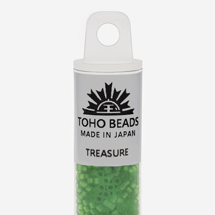 Японский бисер TOHO Treasure (№7F), прозрачный матовый
