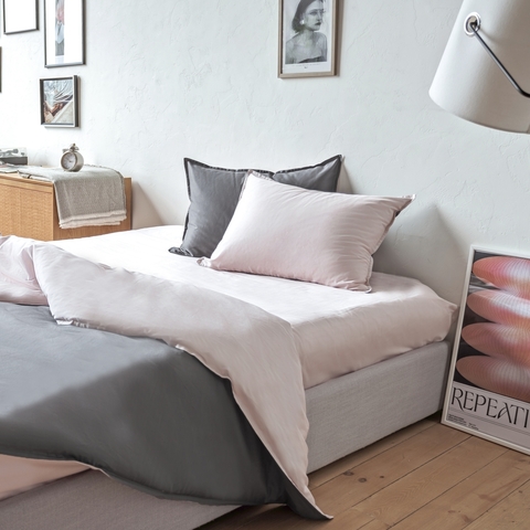 Постельное бельё двустороннее LaPrima сатин (дуэт) - Дымка - купить 4