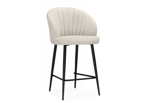 Барный стул Woodville Бэнбу marseille 2, черный, ножки черные