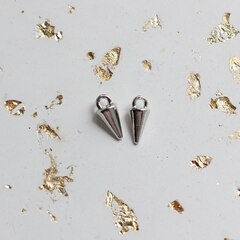 УЦЕНКА!!! Подвеска шип 10*5 мм, 1 шт, родий У088