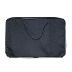 
          Папка с ручками 1 отделение, А3, КАНЦБУРГ, текстиль, ручка шнурок, круговая молния, "Творчество", черный