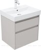 Aquanet 348187 Тумба с раковиной Nova Lite 2.0 60 2 ящ. цв. бежевый (348187)