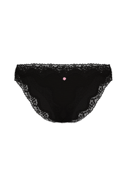 STRETCH COTTON БИКИНИ С КРУЖЕВНОЕ ТЕСЬМОЙ