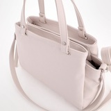 Сумка Саломея 457 кокосовое молоко + тиснение