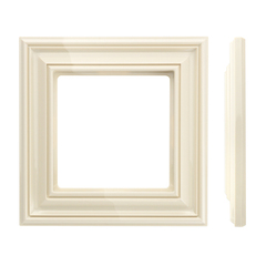 Рамка 1 пост LIREGUS RETRO K14-345-01.R/S слоновая кость