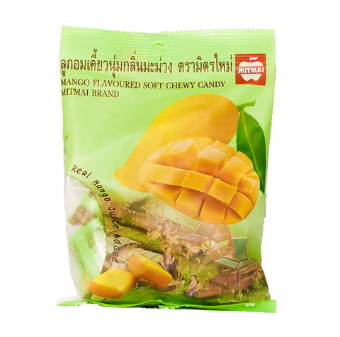 Жевательные тайские конфеты MITMAI со вкусом манго (MitMai Mango soft)