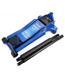 Домкрат подкатной T31703 AE&T 3т профессиональный низкий двухнасосный