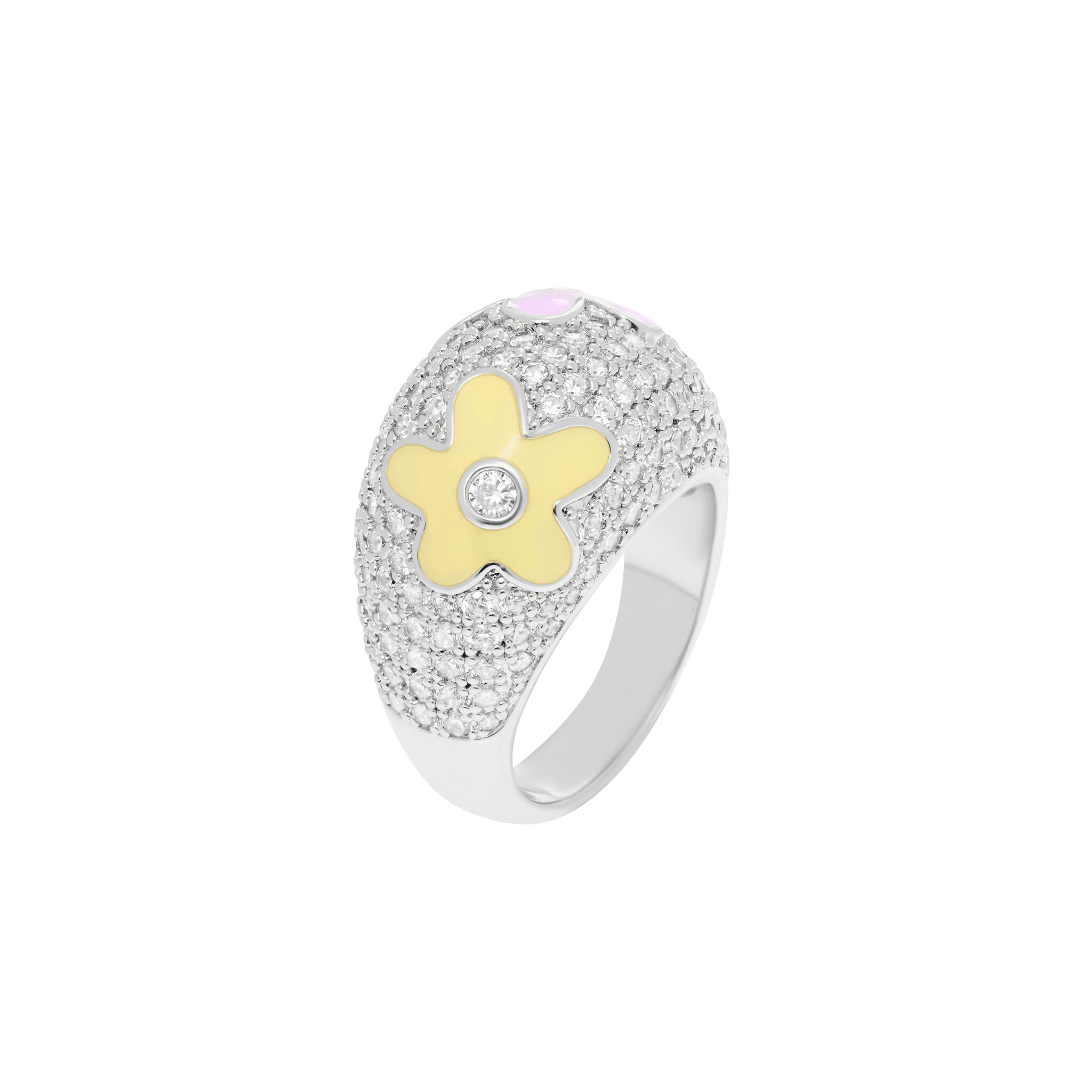 NOTTE Кольцо Flower Lover Dome Ring – Silver цена и фото