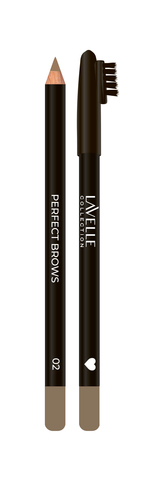 LavelleCollection BP02 Карандаш для бровей с щеточкой тон 02 Classic Brow Pencil бежевый