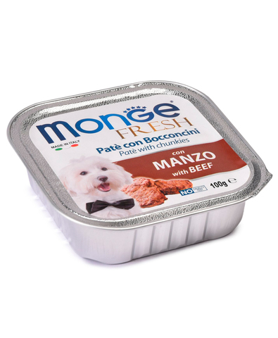 Monge Dog Fresh консервы для собак (говядина) 100г