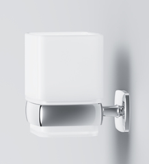 Стеклянный стакан с настенным держателем AM.PM  GEM - A9034300