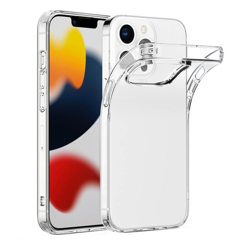 Силиконовый чехол TPU Clear case (толщина 1.0 мм) для iPhone 13 Pro Max (6.7) 2021 (Прозрачный)