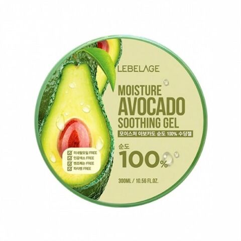 Lebelage Moisture avocado purity 100% soothing gel гель увлажняющий с экстрактом авокадо