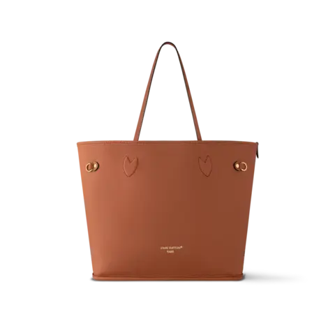 Сумка Louis Vuitton Neverfull Inside Out MM двухсторонняя, коричневая