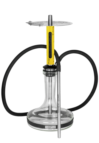 Wasserpfeife Geometry Hookah TECHNO(Gelb)