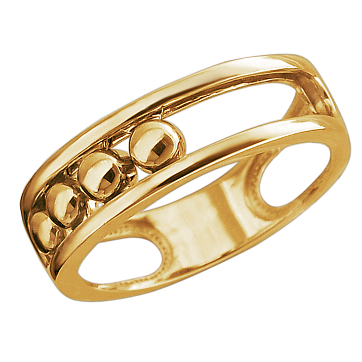 Кольцо из жёлтого золота 585 пробы JA-R-К0313120