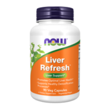 Добавка для поддержки и очищения печени, Liver Refresh, Now Foods, 90 капсул 1