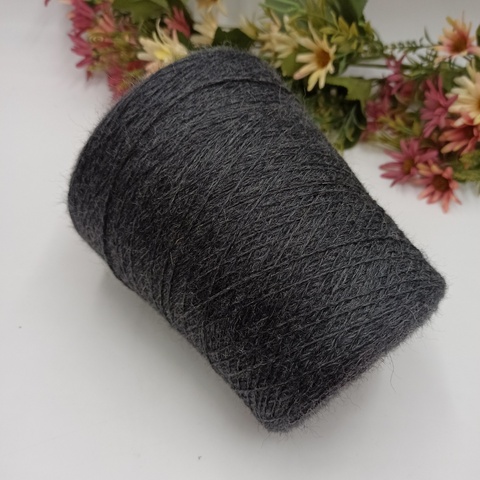 100% шерсть Transilana British wool - Charcoal 450м/10гр