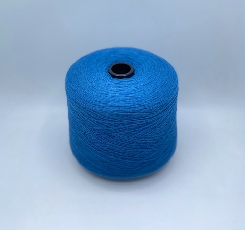 Бобинная пряжа (пр.Италия),art-Lambswool 2/17 850м/100гр, 100% Ягненок, цвет-Светло-синий,меланж(329/775). арт-32781