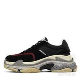 Balenciaga Triple S Black Burgundy dropclub.ru