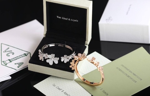 Браслет цветок Van Cleef&Arpels VGOLD