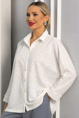 Рубашка кружевная Маринара (белая) Б14252-10М LT Collection