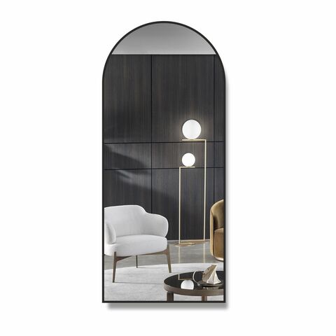 Зеркало Д-060 (1600х700 мм) с чёрной окантовкой (УФ-печать)