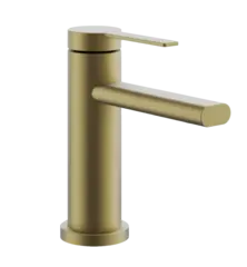 Смеситель для раковины BELZ B10813-5 нержавеющая сталь, брашированное золото