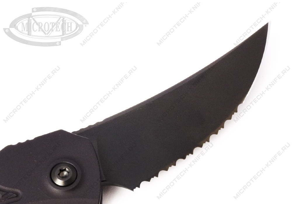 Нож Microtech Bastinelli Brachial DLC Shadow Serrated 268A-3DLCTSH