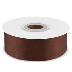 Лента Атласная (2,5см*22,85м) Шоколадный.