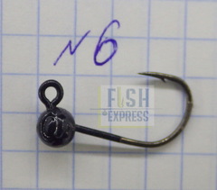 Джиг-головка TROUTTHEME  комплект 100шт (0,3г/0,6г/0,9г/1,2г/1,5г-по 20шт.) ультрафиолет, крючок микроджиг КОРЕЯ № 6 продажа от 1 комплекта