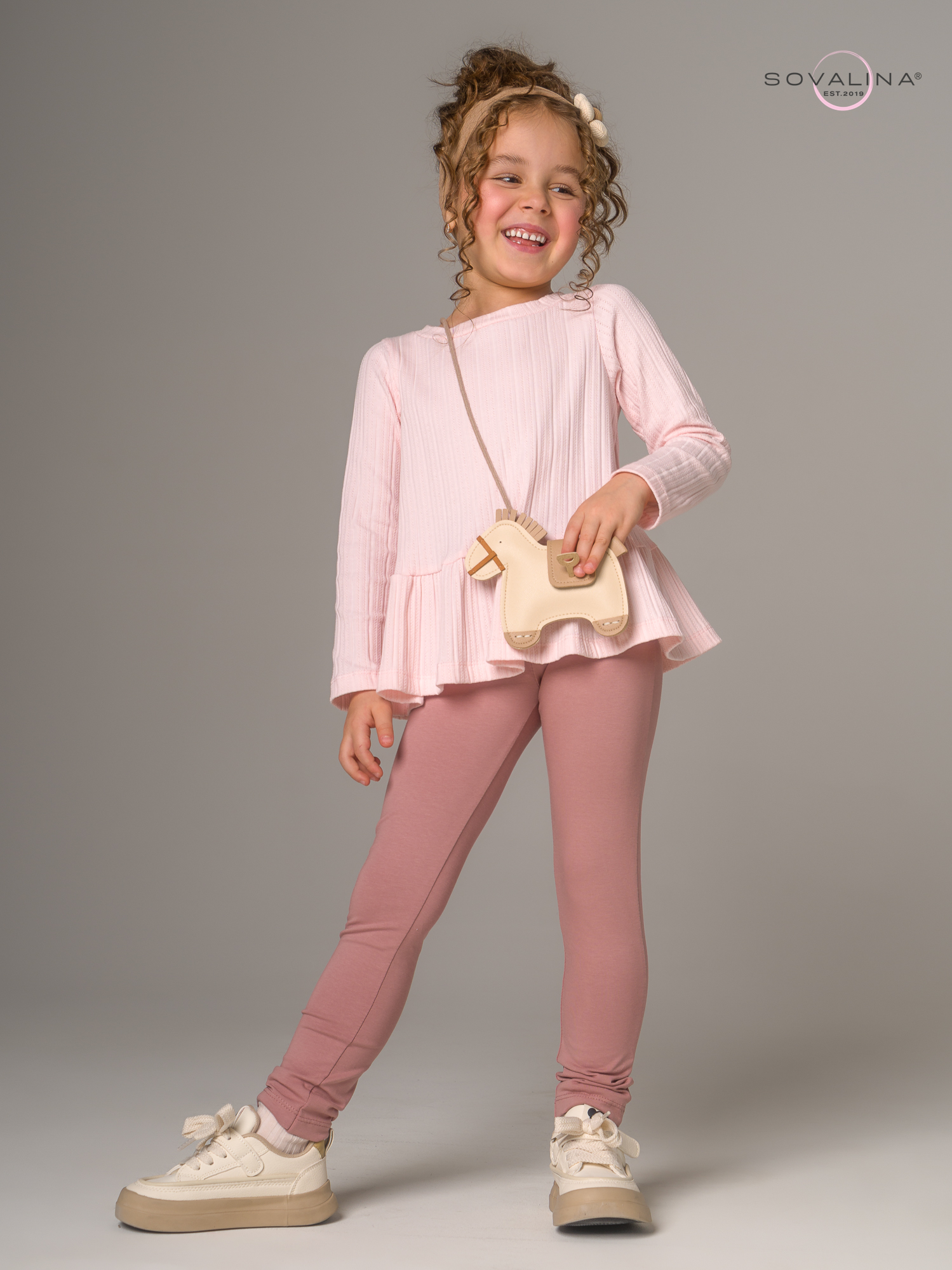 Костюм Алиса SG косичка розовый-пыльный