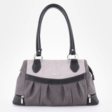 Сумка Саломея 852 мульти итальянский серо-черный