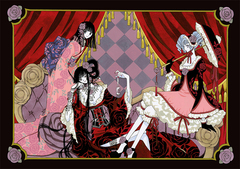 CLAMP COLOR KURO, официальные иллюстрации с выставки CLAMP (ПРЕДЗАКАЗ!)