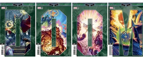 Комплект комиксов One World Under Doom #1-4