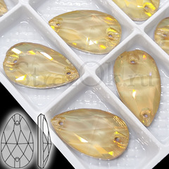 Купить пришивные стразы DeLux Drop Light Peach AM Ambient бежевые оптом с доставкой