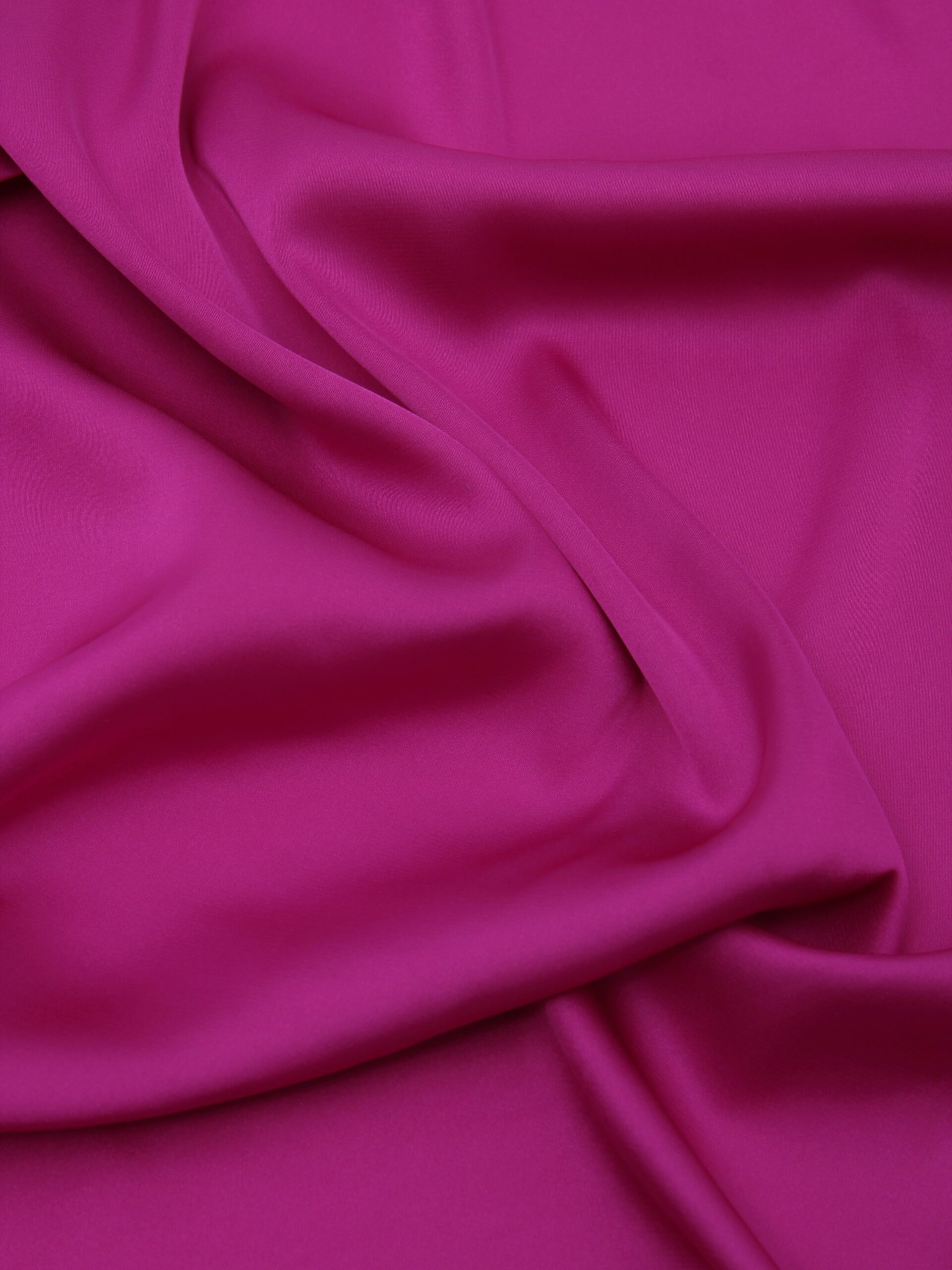 Шелк армани фуксия глянцевый плотность 90 г/м2 метражом