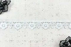 Кружево плетеное, ш. 1,7 см, белый