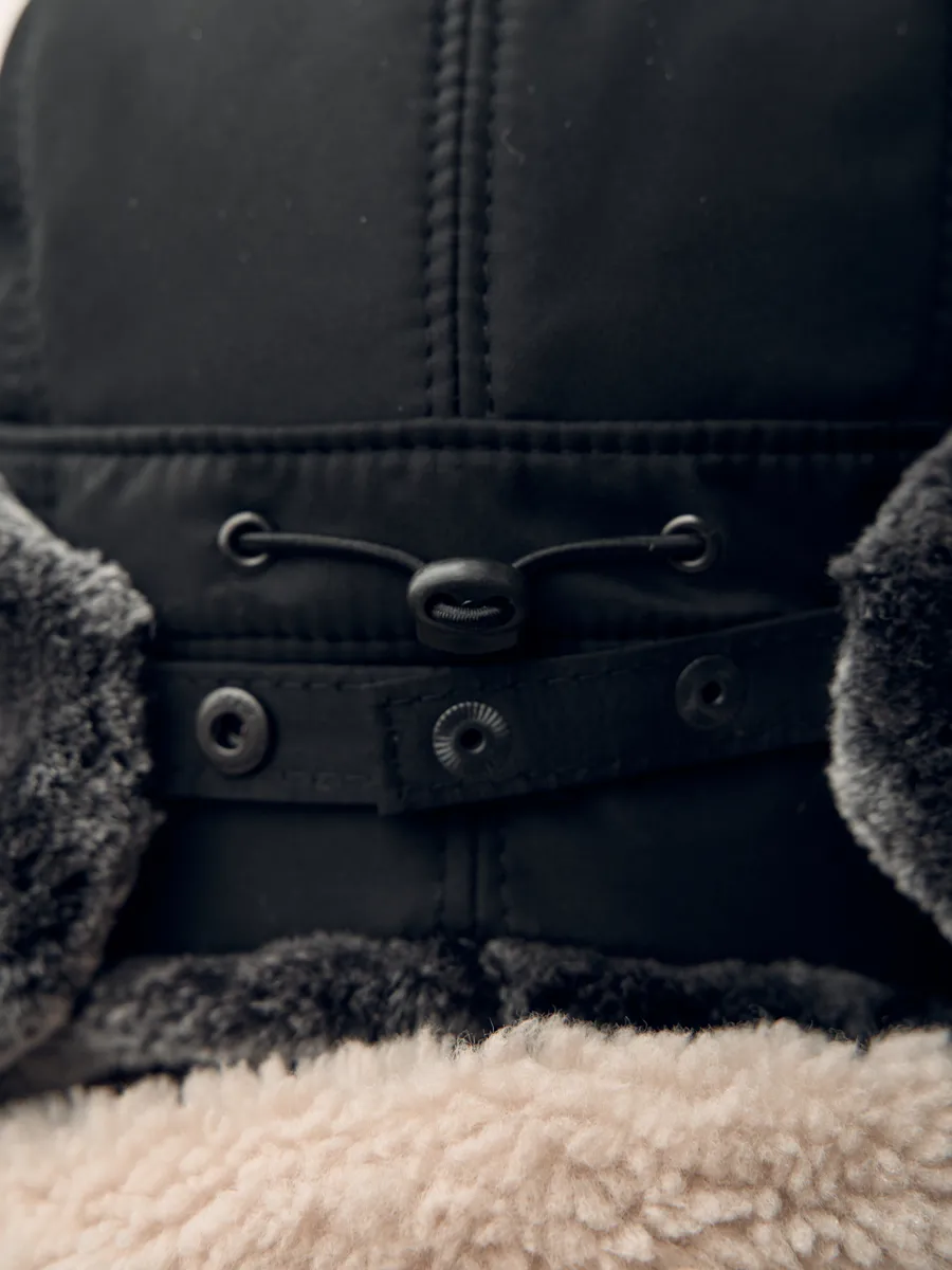 Шапка ушанка меховая мужская