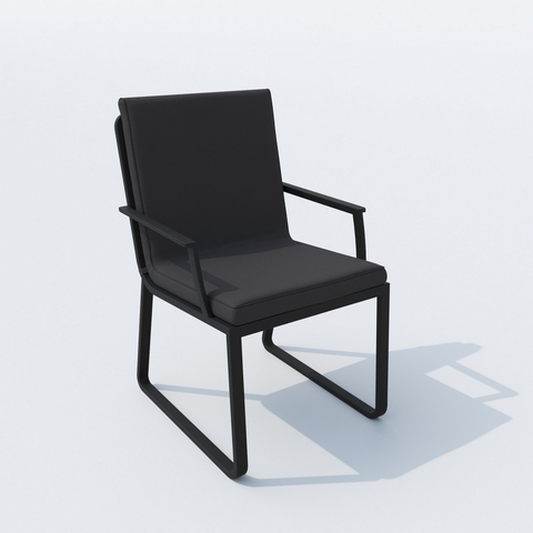 Стул Ideal Patio АЛЬБА антрацит - каркас карбон