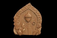 Силиконовый молд № 428 Дверь ( серия домики для гномов и фей)