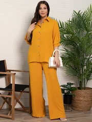 Костюм брючный Амира (горчица) К15590-27М LT Collection