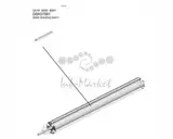 Узел планки шейдинга в сборе Ricoh Base shading assy оригинальный D0A57581