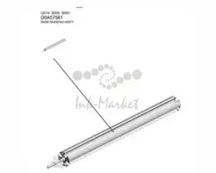 Узел планки шейдинга в сборе Ricoh Base shading assy оригинальный D0A57581