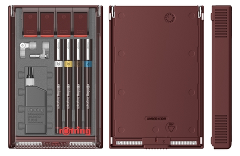 Набор изографов Rotring Comfort Set  0.25 / 0.35 / 0.5 / 0.7 mm / аксессуары (S0202940)