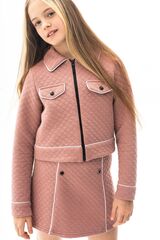 SAMPLE костюм жакет+юбка в стиле Шанель