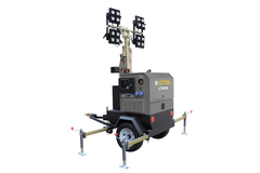 Осветительная мачта CTG LTW3K LED дизельная - [9 м / 4х350 Вт / Kubota] светодиодная, передвижная