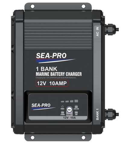 Зарядное устройство Sea-Pro (1х12В AGM, LEAD-ACID, LiFePo4)