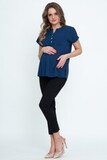 Блузка для беременных 15922 синий